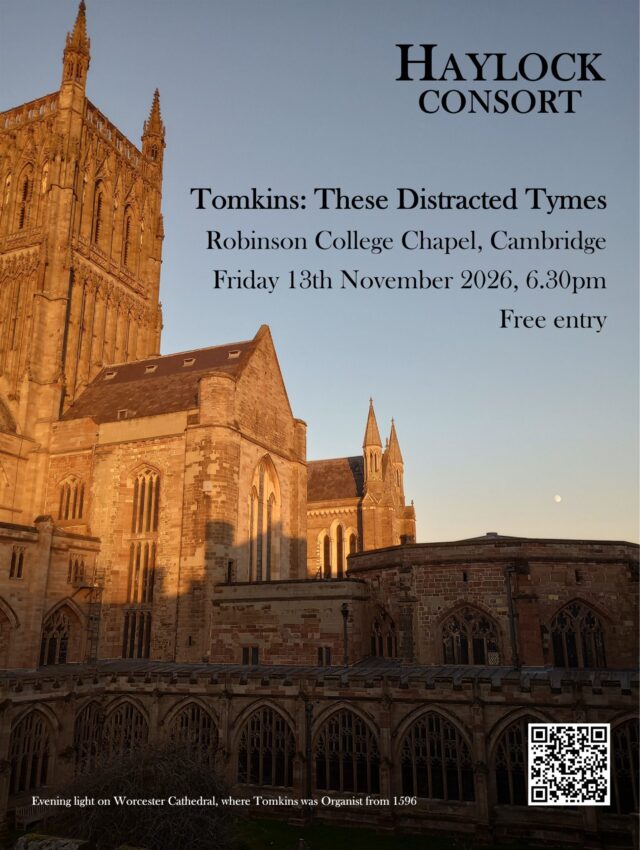 Haylock Consort – Tomkins: These Distracted Tymes