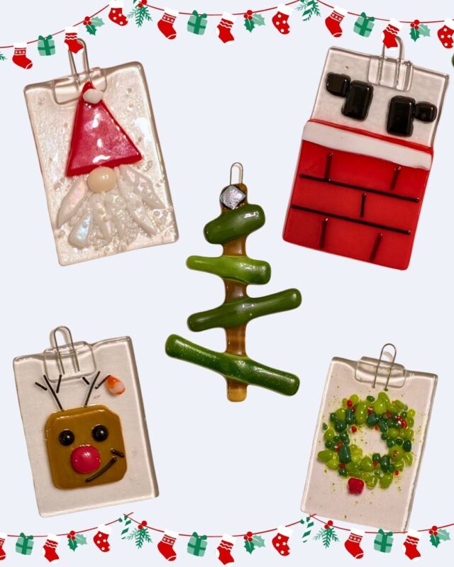 Fused Glass Christmas Decoration Workshop