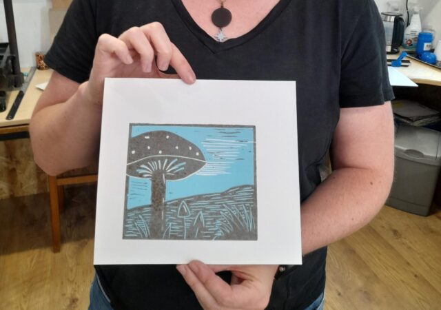 Make it with Marmalade Discover Linocutting half-term Halloween special